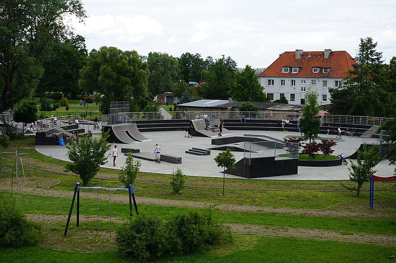 Panorama - widok Skatepark